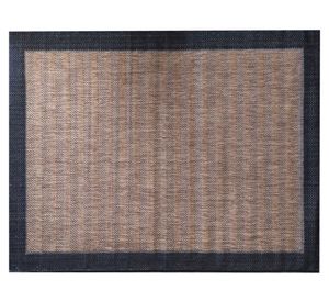 Alfombra Poseidón sisal gris 160x130 cm