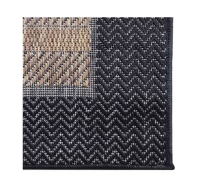 Alfombra Poseidón sisal gris 160x130 cm