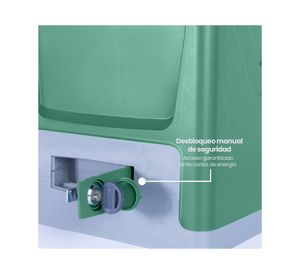 Kit portón New Speed 800 kg verde/gris