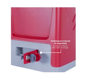 Kit portón New Speed 600 kg burdeo/gris