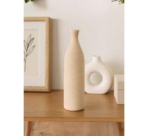 Florero Cerámica Caqui 25cm