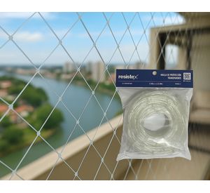 Malla protección monofilamento transparente 1.72 x 5 m