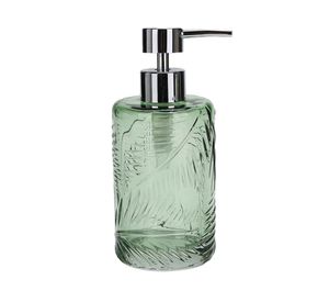 Dispensador jabón vidrio verde
