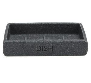 Jabonera moderno poliresina negro