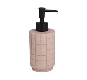 Dispensador jabón cuadrado poliresina coral