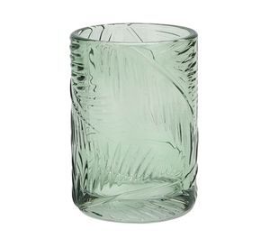 Portacepillo vidrio verde