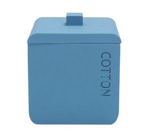 Canister baño moderno azul