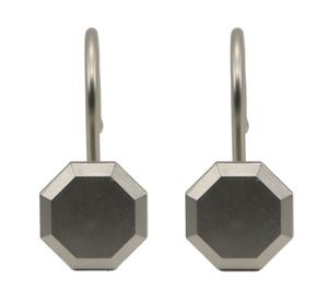 Set ganchos cortina redondos cromo 12 un.