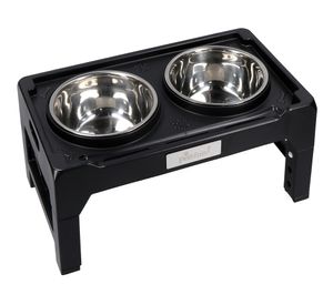 Plato mascota doble altura ajustable 1.4 litros 1 un.