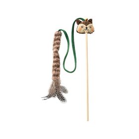 Juguete gato varita mapache