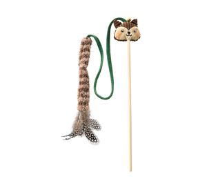 Juguete gato varita mapache