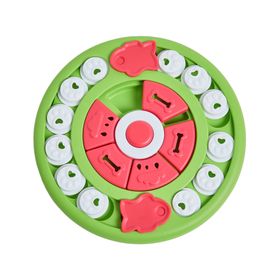 Plato mascota puzzle interactivo treats disco