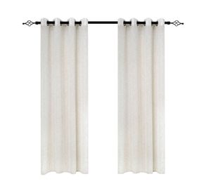 Cortina sun out lino 140x230 cm blanco