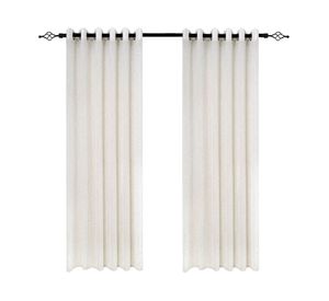 Cortina sun out lino 200x230 cm blanco