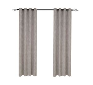 Cortina Espiga 140x230 cm gris
