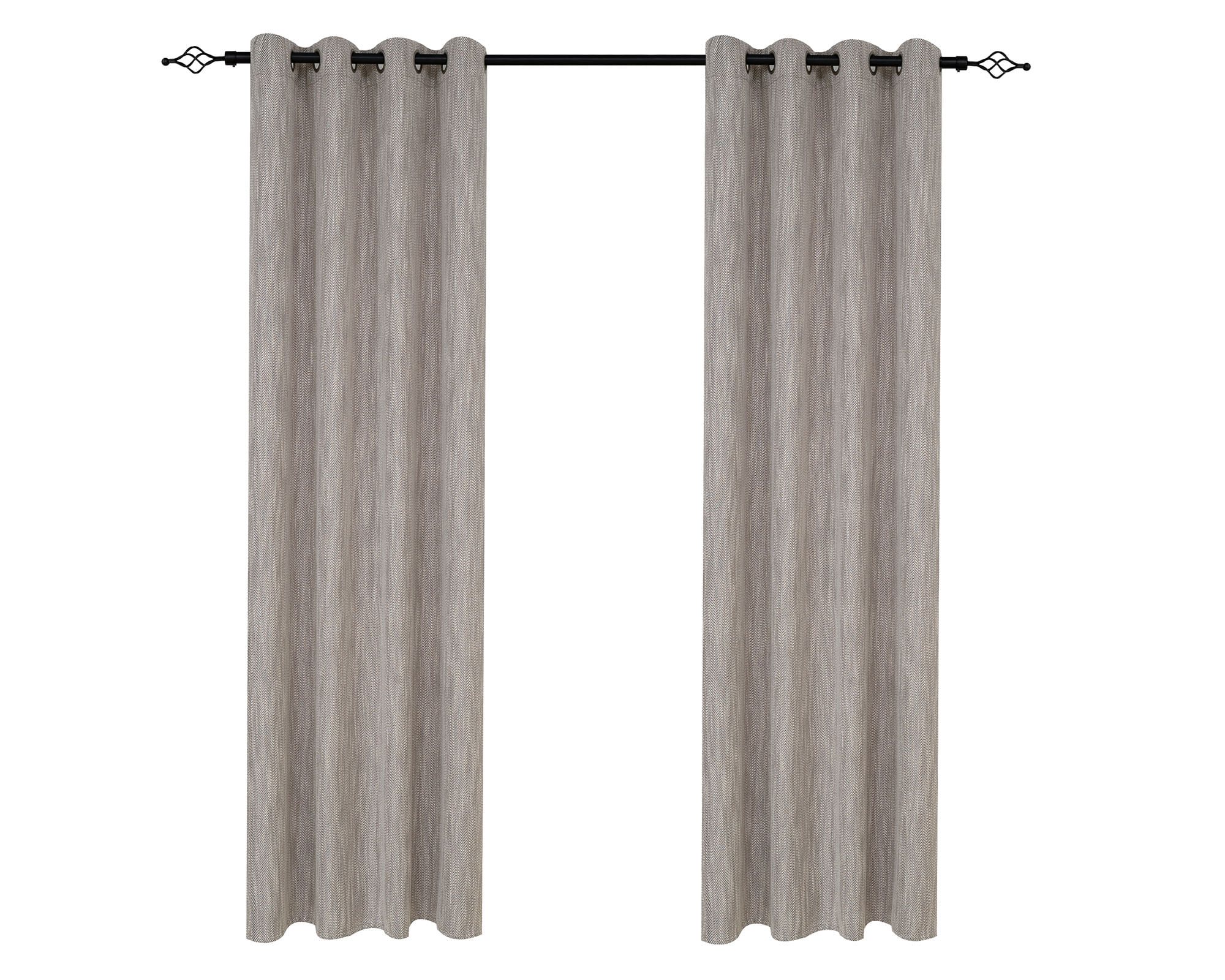 M+Design Cortina Espiga 140x230 cm gris