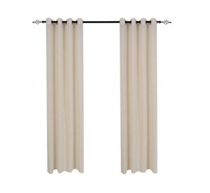 Cortina translúcida lino rustic 140x230 cm beige