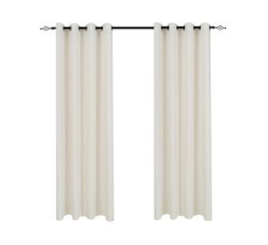 Cortina sun out Daniela lino 140x230 cm blanco