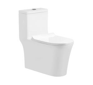 WC one piece piso 30.5 cm New Fonte blanco