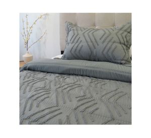 Plumón Touch gris 1.5 plazas