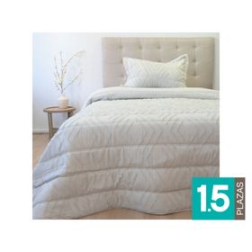 Plumón Touch beige 1.5 plazas