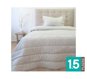 Plumón Touch beige 1.5 plazas