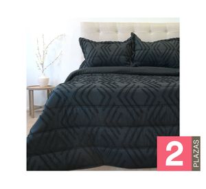 Plumón Touch negro 2 plazas