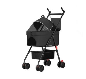 Carro paseo plegable mascota 2 en 1