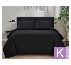 Quilt Roma negro King