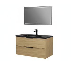Mueble vanitorio 90 cm + espejo Sondu