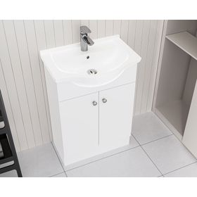Mueble vanitorio 60 cm Alba blanco