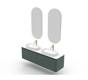 Mueble vanitorio 140 cm + espejo Rua