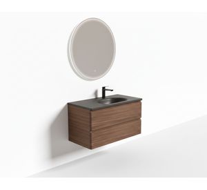 Mueble vanitorio 90 cm + espejo Lokta