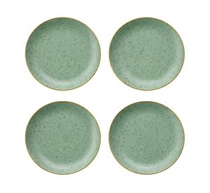 Plato Summer-Gingko menta 4 piezas