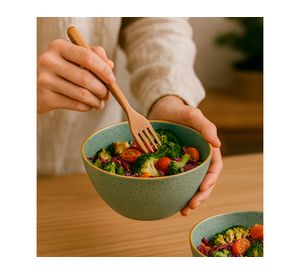 Bowl 600 ml Summer-Gingko menta 4 unidades