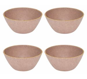 Bowl 600 ml Summer-Gingko palo rosa 4 unidades