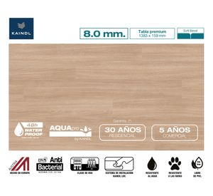 Piso flotante Aquapro Blossomm 8 mm 2.2 m2