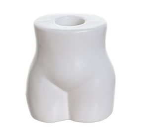 Candelabro Forma cuerpo cerámica 8 cm