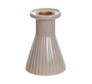 Candelabro Líneas cerámica 10 cm