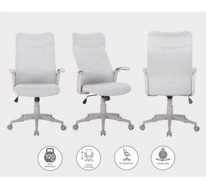 Silla ejecutiva Fabric gris M+Design