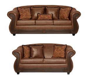 Juego de Living 3 2 Estambul Terracota