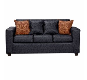 Juego de Living 3 2 1 1 Ezeiza Negro