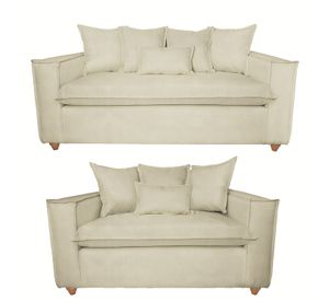 Juego de living 3-2 amadeo beige