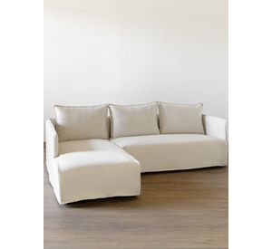 Sofa Seccional Carim  Izquierdo Beige