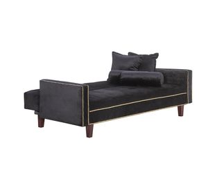 Futon Sofa Cama Golden Black