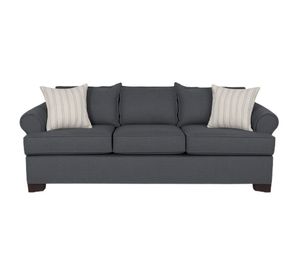 Juego de Living 311 Antonia marengo sofa con resortes + 2 sitiales madera