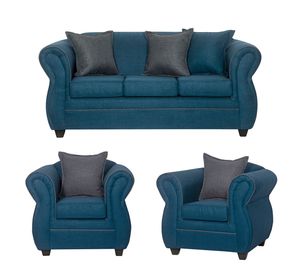 Juego de Living 3 1 1 Emili Esmeralda