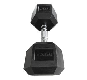 Mancuerna Hexagonal 17.5 kg Negro