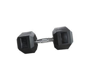 Mancuerna Hexagonal 17.5 kg Negro