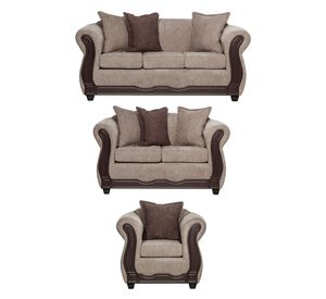 Juego de Living 3 2 1 Barcelona Beige